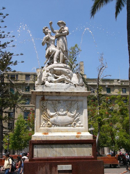 P1080099.JPG - Marble fountain at the plaza.