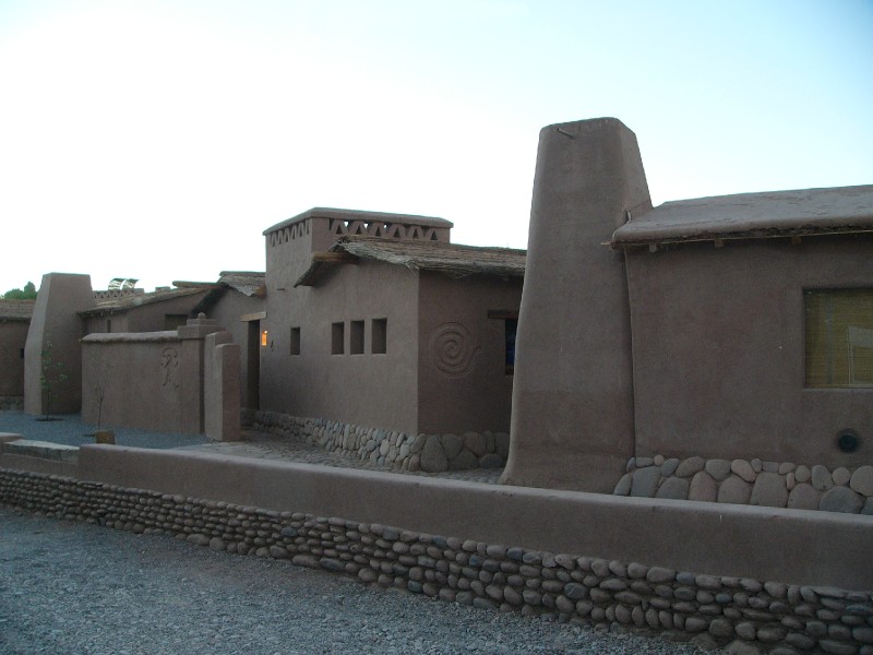 P1080132.JPG - A luxury resort in San Pedro de Atacama made of mud brick construction.