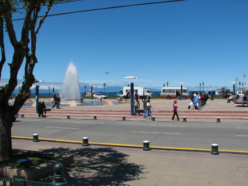 IMG_5931.JPG - Waterfront in Puerto Montt. The PanAmerican Highway terminates in Puerto Montt.